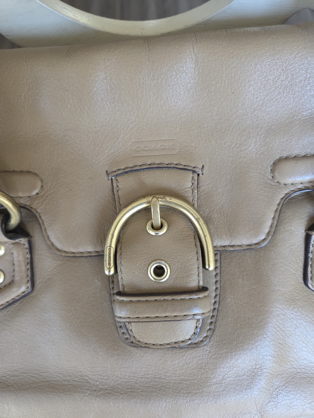 Coach Leather Satchel - Picture 4 of 10